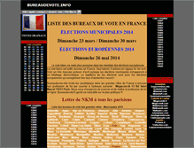 Tablet Screenshot of bureaudevote.info